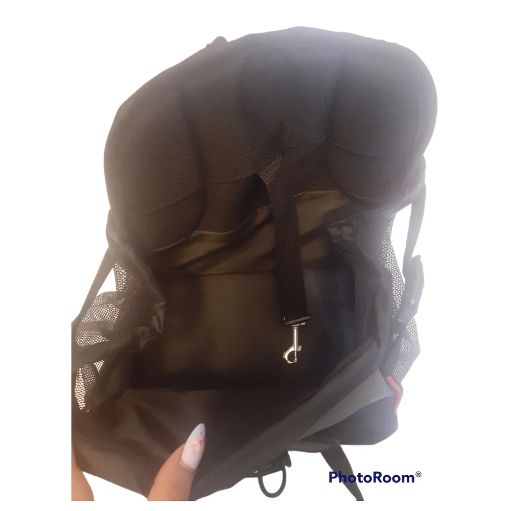 Pet backpack carrier gently used